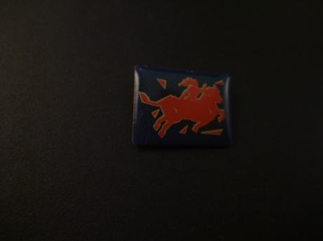 Lamborghini Club logo(maagd die de woeste stier berijd )blauw